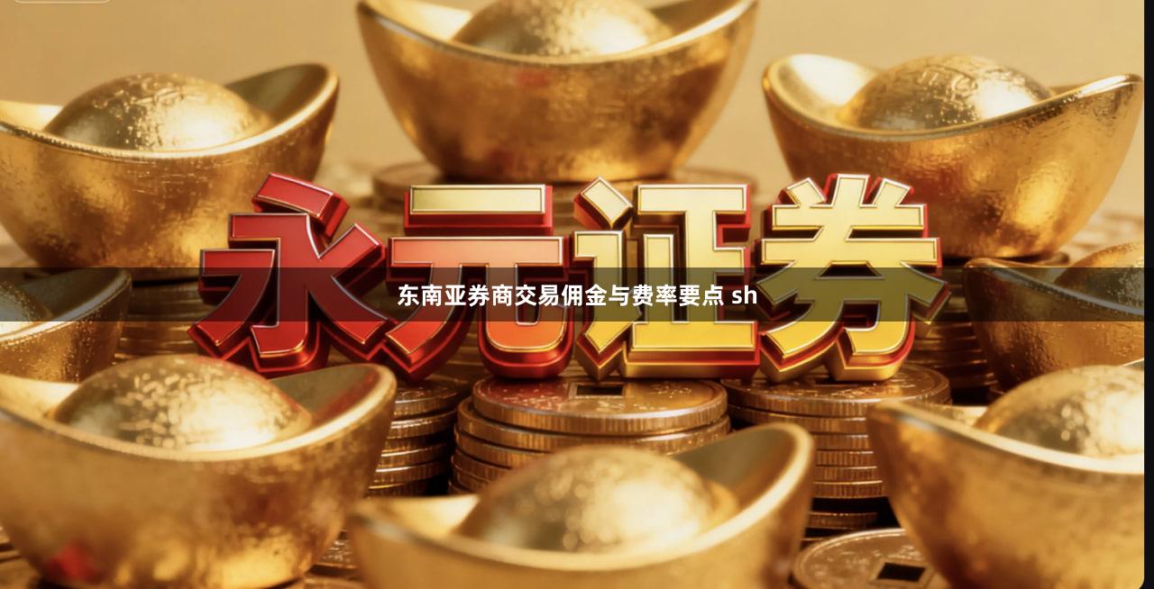 东南亚券商交易佣金与费率要点 sh